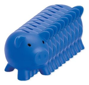 Pack de 100 GiftRetail MO8132 - SOFTCO Tirelire Cochon Moderne en PVC avec Bouchon ABS