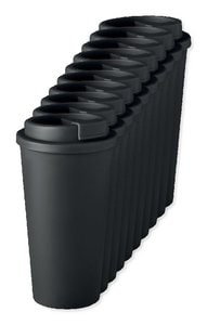 Pack mit 10 GiftRetail MO6244 - TUESDAY Doppelwandiger Becher 475ml