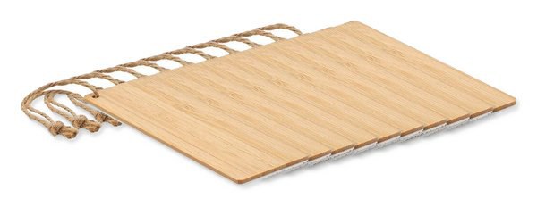 Pack mit 10 GiftRetail MO6593 - KUMAKU Lesezeichen aus Bambus