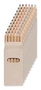 Pack de 100 GiftRetail KC2478 - ABIGAIL 6 Crayons de couleur