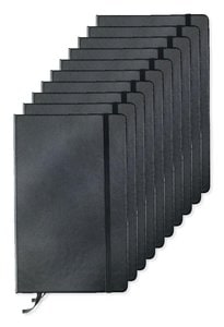 Pack mit 10 GiftRetail MO1804 - ARCONOT DIN A5 Notizbuch