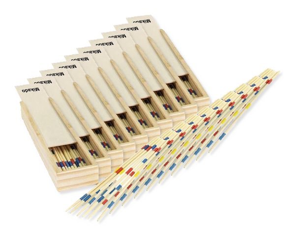 Pack de 10 Goya 39038 - Jeu de Mikado en Bois 41 Pièces MIKADO