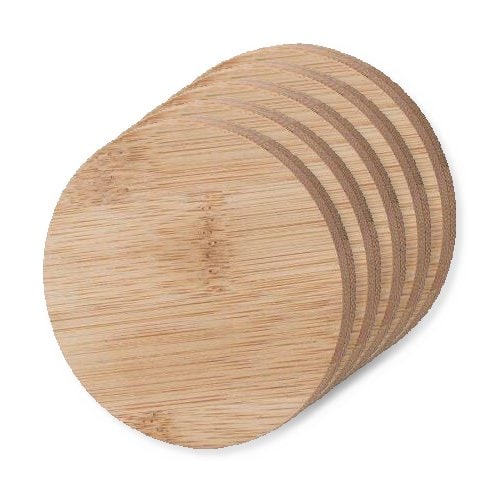 Bamboo Wood Frame Small Mirror CRIM