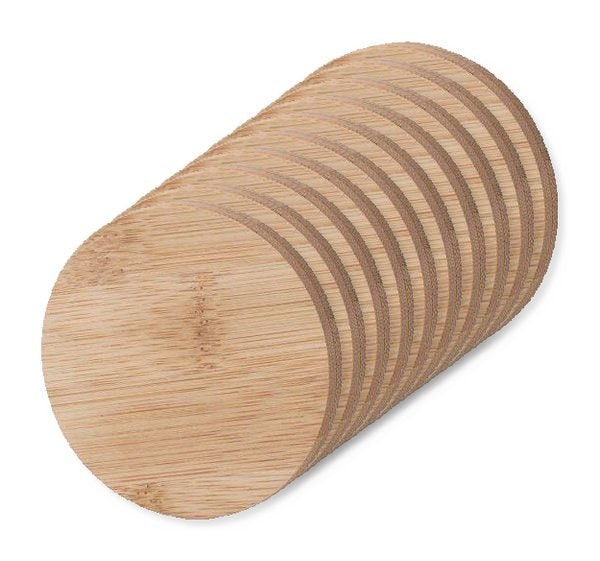 Bamboo Wood Frame Small Mirror CRIM